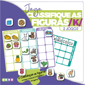 Classifique as Figuras – Fonema K