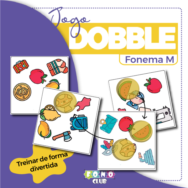Jogo Dobble Fonêmico M