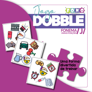 Jogo Dobble Fonêmico J
