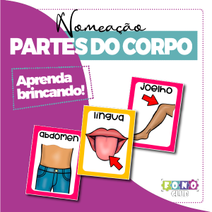 Nomeação das Partes do corpo