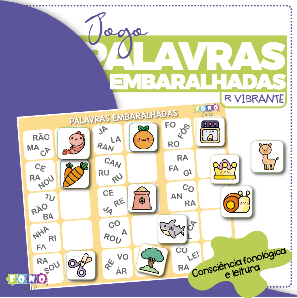 Palavras Embaralhadas - R Vibrante