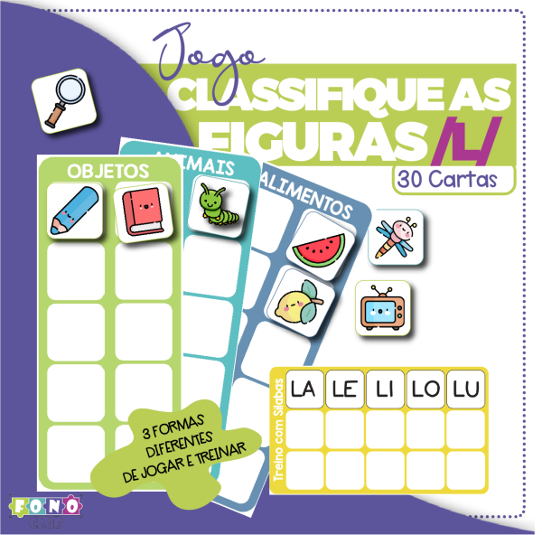 Classifique as Figuras Fonema L