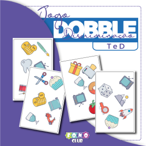 Jogo Dobble Fonêmico Discriminação T e D