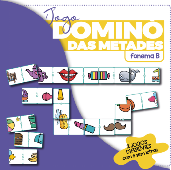 Dominó das Metades - Fonema B