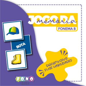 Jogo da Memória Fonema B