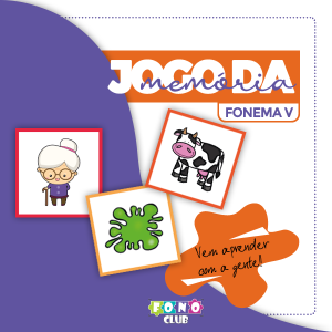 Jogo da Memória Fonema V