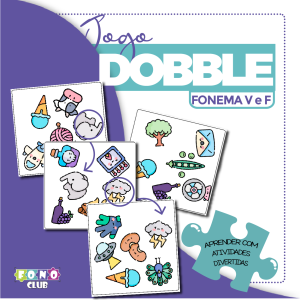 Jogo Dobble Fonêmico V e F