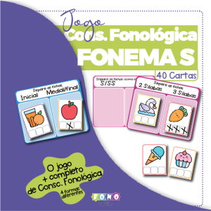 Consciência Fonológica – Fonema S