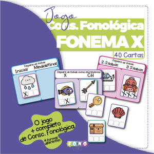 Consciência Fonológica – Fonema X