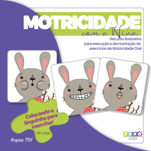 Motricidade com o coelho