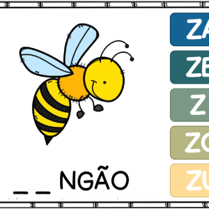 Consciência Silábica Fonema Z