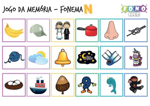 Combo 19 Jogos da Memória - Total de 19 Fonemas - Imagem 3
