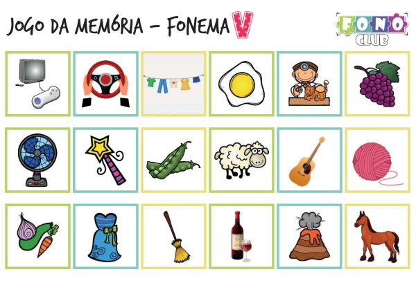 Combo 19 Jogos da Memória - Total de 19 Fonemas - Imagem 4
