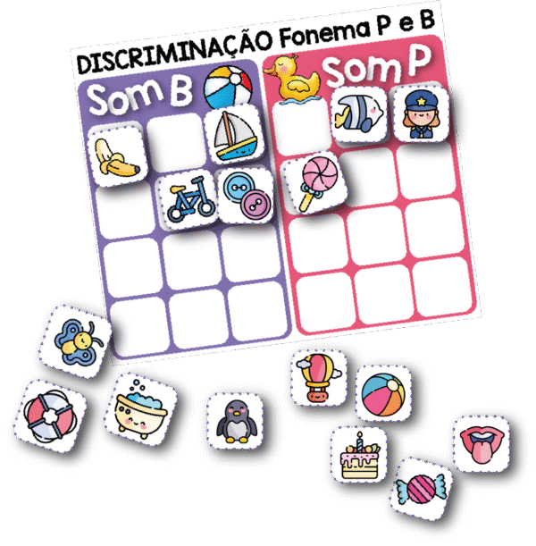 Bingo Diferente - Fonema B - Imagem 3
