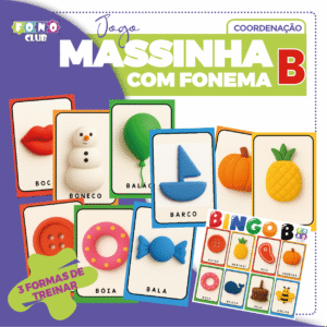 Massinha com o Fonema B