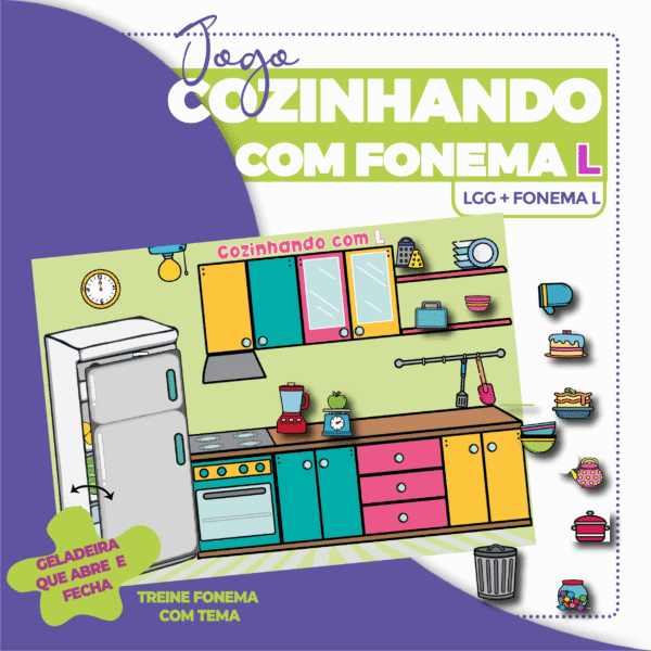Capa do jogo Cozinhando com fonema L