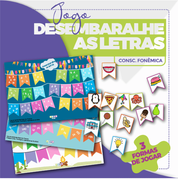 Capa do jogo Desembaralhe as Letras - Festa Junina